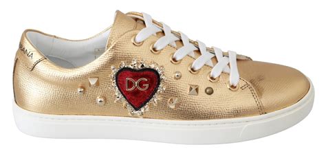 dolce gabbana gold sneakers|Dolce & Gabbana sneakers dames.